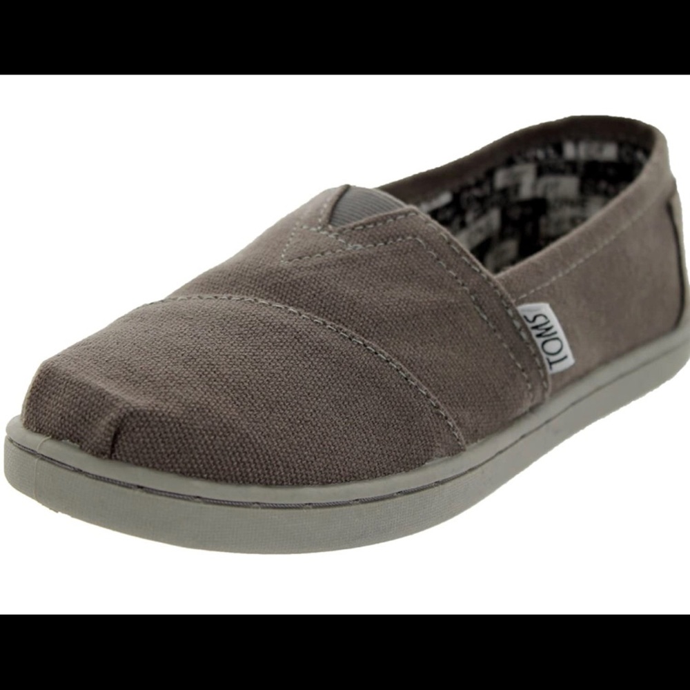 TOMS ASH Canvas Classic Youth Kids ALPRG 012001C13-ASH